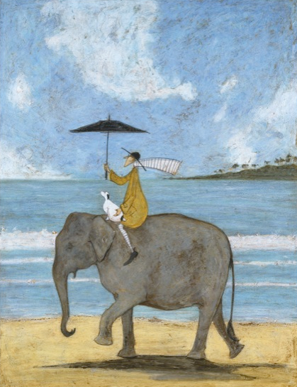 On the edge of the sand Sam Toft